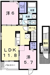 グレイス・Ｒ　Ⅱの物件間取画像